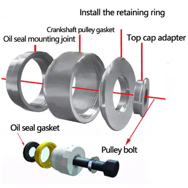 📢📢30% OFF !! ⏰ Portable Cam & Crankshaft Seal Removal Tool Kit – Easy Puller Set, No Damage, for Car & Truck Repairs, Mechanics Must-Have 🛠️🚗