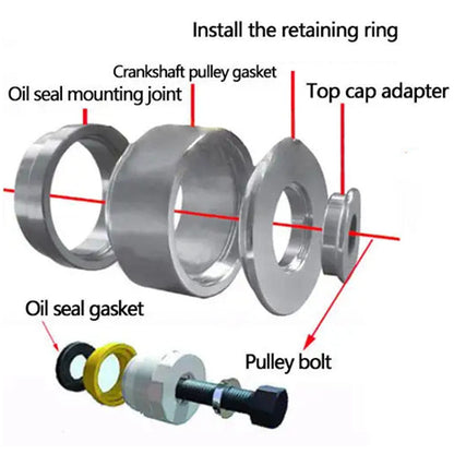 📢📢30% OFF !! ⏰ Portable Cam & Crankshaft Seal Removal Tool Kit – Easy Puller Set, No Damage, for Car & Truck Repairs, Mechanics Must-Have 🛠️🚗