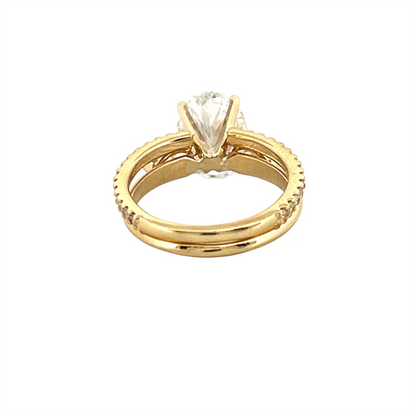 📢📢40% OFF !! ⏰Sparkly Teardrop Open Ring for Women