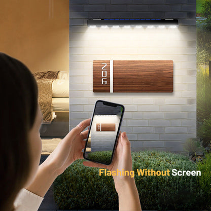 📢📢30% OFF !! ⏰High-Brightness Solar Wall Light for Patio & Signs