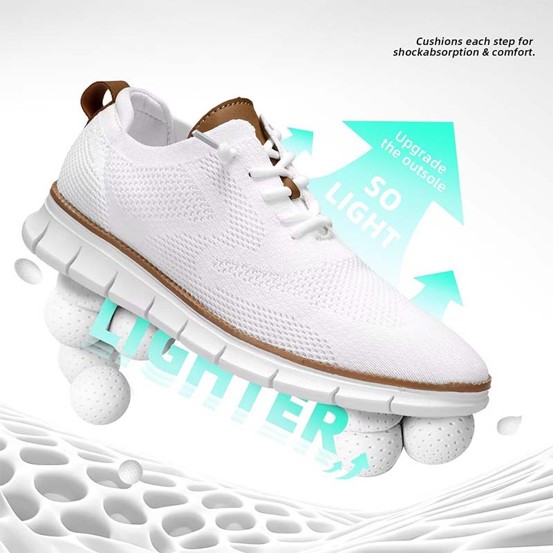 📢📢30% OFF !! ⏰Men's Breathable Knit Casual Dress Shoes