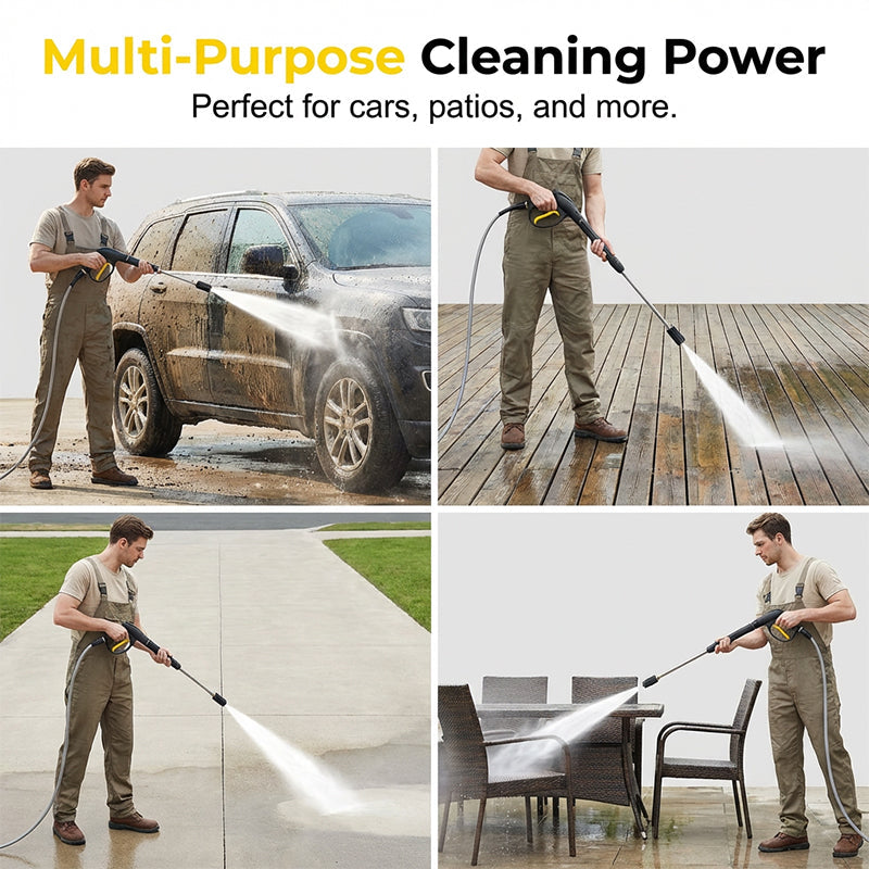 📢📢30% OFF !! ⏰High-Pressure Washer Gun for Cars, Patios & Home Use