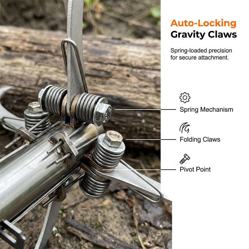 📢📢30% OFF !! ⏰Stainless Steel Folding Grappling Hook