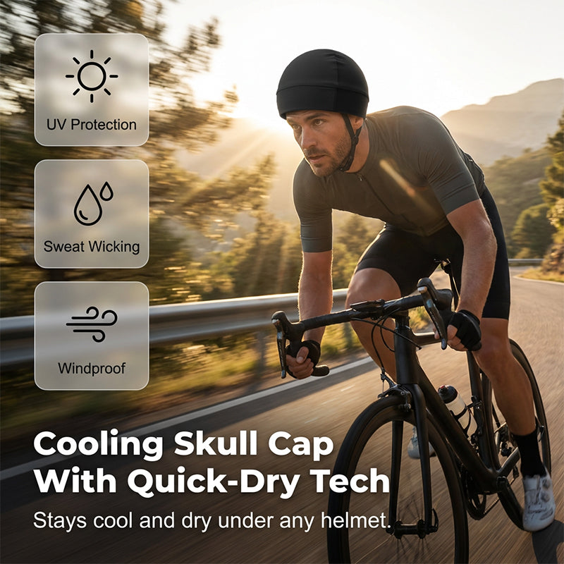 📢📢30% OFF !! ⏰ Breathable Sports Skull Cap for Cycling & Running