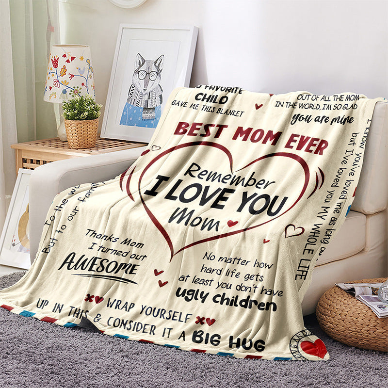 📢📢30% OFF !! ⏰Ultra Soft Cozy Flannel Warm Blanket - EXPRESS LOVE TO MOM