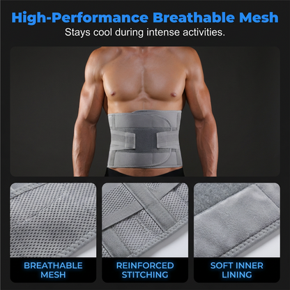 📢📢30% OFF !! ⏰Dual-Strap Compression Back Brace with Removable Support Stays