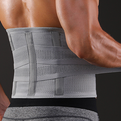 📢📢30% OFF !! ⏰Dual-Strap Compression Back Brace with Removable Support Stays