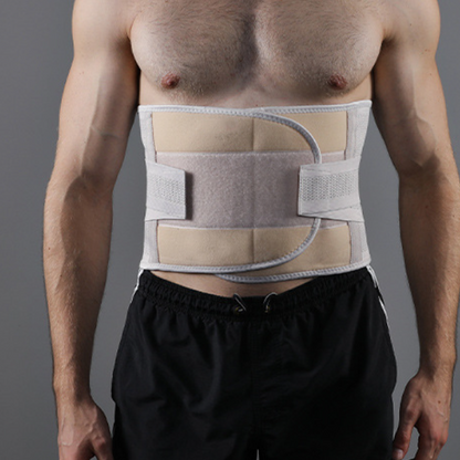 📢📢30% OFF !! ⏰Dual-Strap Compression Back Brace with Removable Support Stays