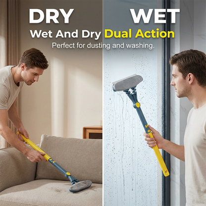 📢📢40% OFF !! ⏰  Extendable Window Mesh Screen Cleaner Tool ✨– Adjustable Long Handle, Removes Dust & Cobwebs from Screens Easily 🪟💨