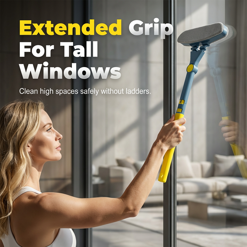 📢📢40% OFF !! ⏰  Extendable Window Mesh Screen Cleaner Tool ✨– Adjustable Long Handle, Removes Dust & Cobwebs from Screens Easily 🪟💨