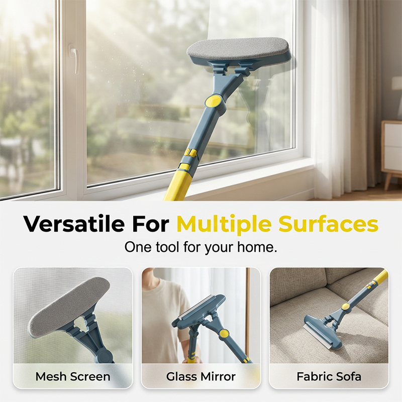 📢📢40% OFF !! ⏰  Extendable Window Mesh Screen Cleaner Tool ✨– Adjustable Long Handle, Removes Dust & Cobwebs from Screens Easily 🪟💨