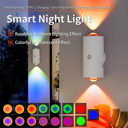 📢📢30% OFF !! ⏰Auto-Sensing Color Changing Night Light