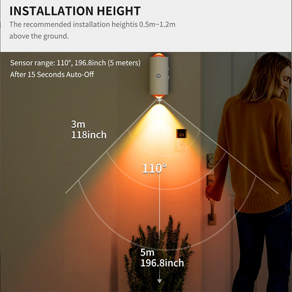 📢📢30% OFF !! ⏰Auto-Sensing Color Changing Night Light
