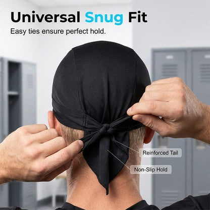 📢📢40% OFF !! ⏰Unisex Breathable Skull Cap with Adjustable Ties