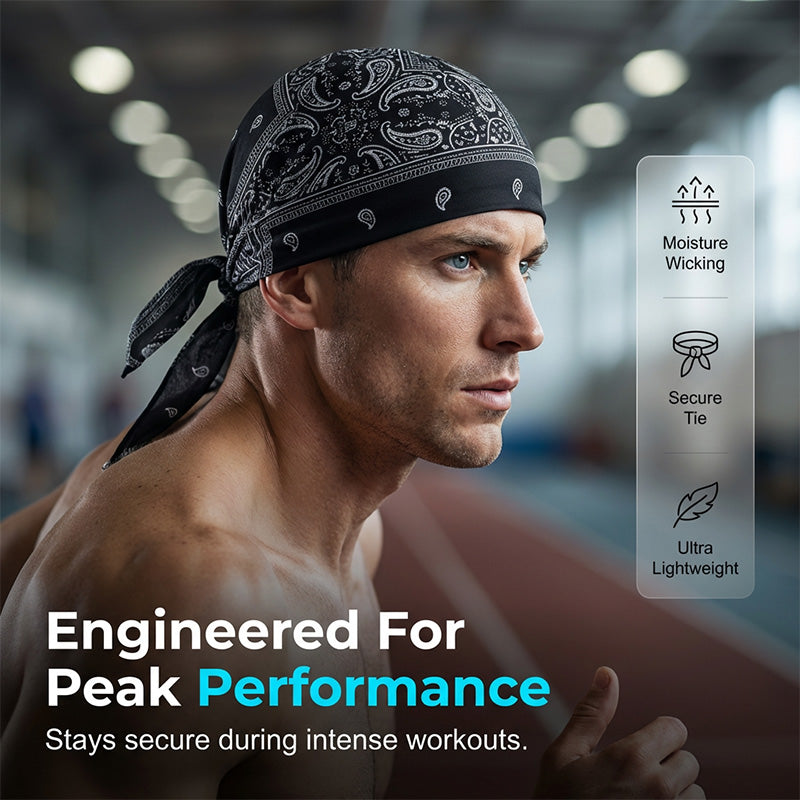 📢📢40% OFF !! ⏰Unisex Breathable Skull Cap with Adjustable Ties