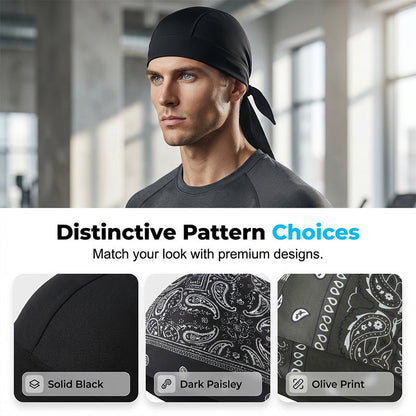 📢📢40% OFF !! ⏰Unisex Breathable Skull Cap with Adjustable Ties