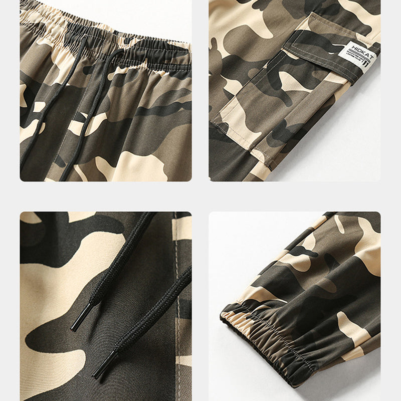 📢📢30% OFF !! ⏰Men’s Casual Camouflage Pants with Drawstring