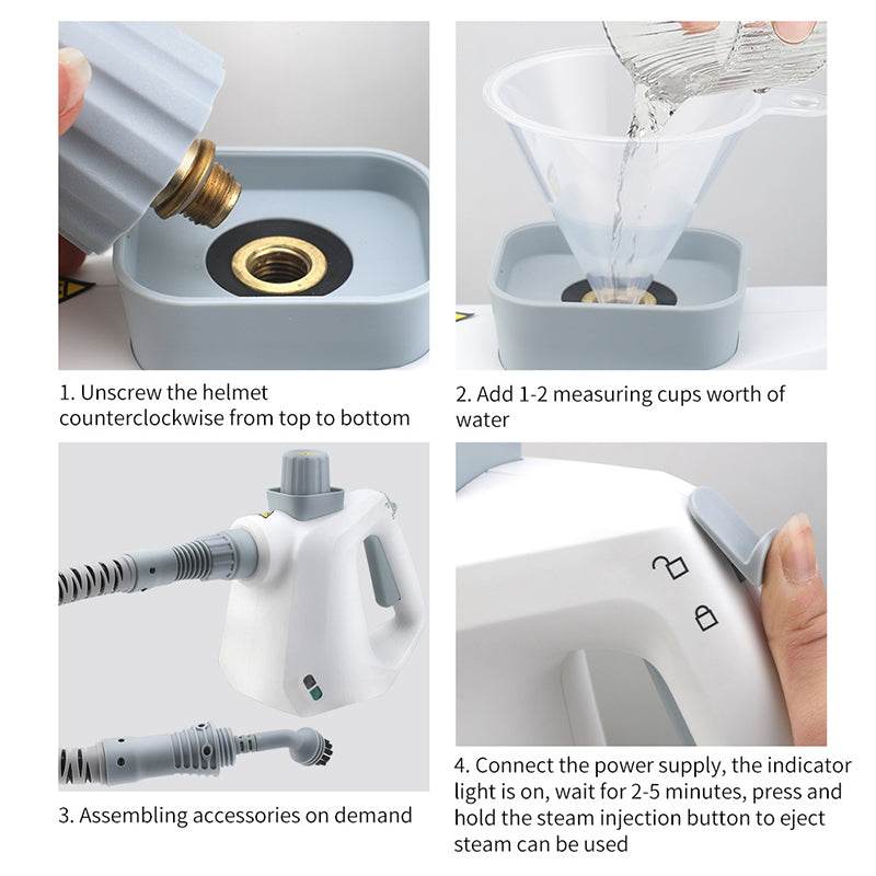 📢📢30% OFF !! ⏰Multipurpose Handheld Steam Cleaner Set for Home
