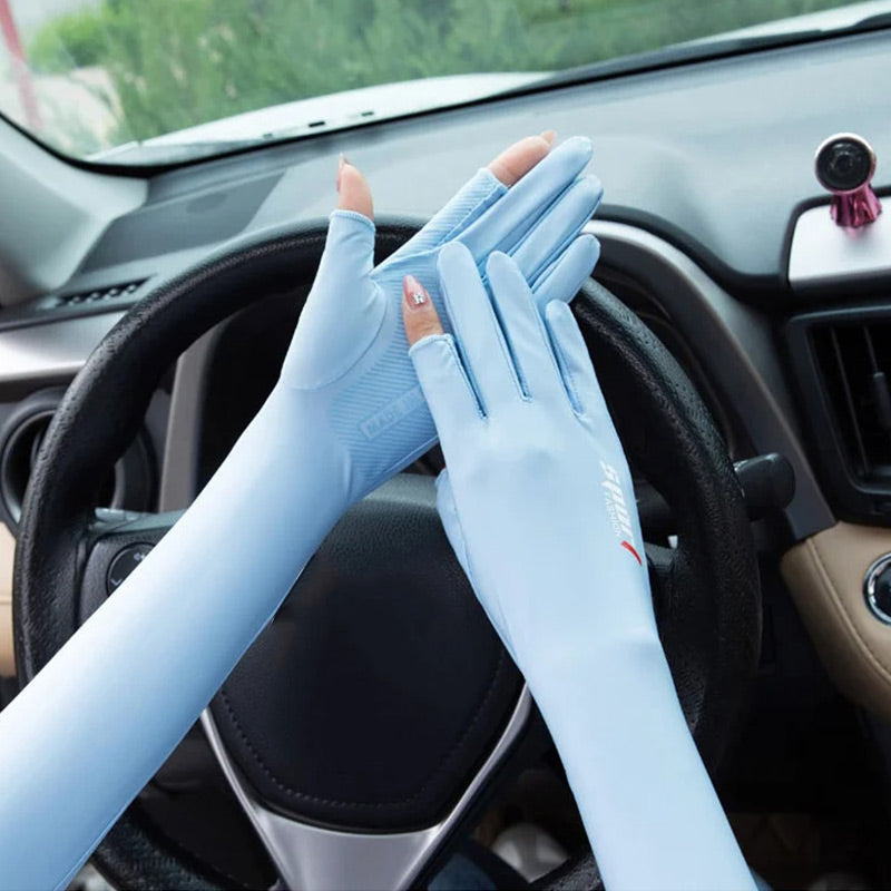 📢📢40% OFF !! ⏰Cycling Sun Protection Ice Silk Arm Sleeves