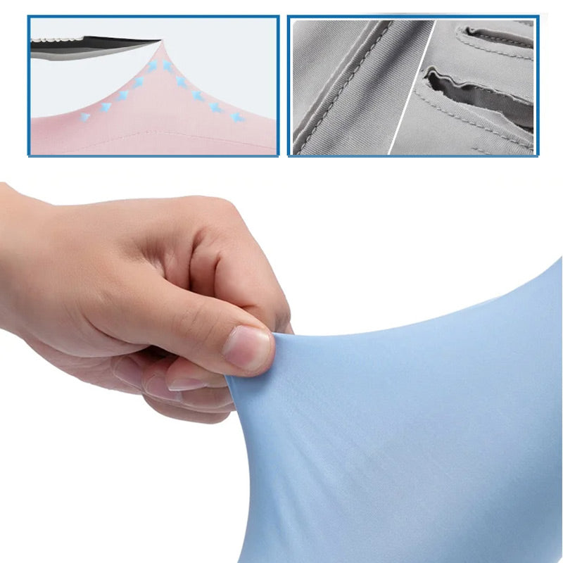 📢📢40% OFF !! ⏰Cycling Sun Protection Ice Silk Arm Sleeves