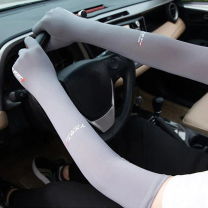 📢📢40% OFF !! ⏰Cycling Sun Protection Ice Silk Arm Sleeves