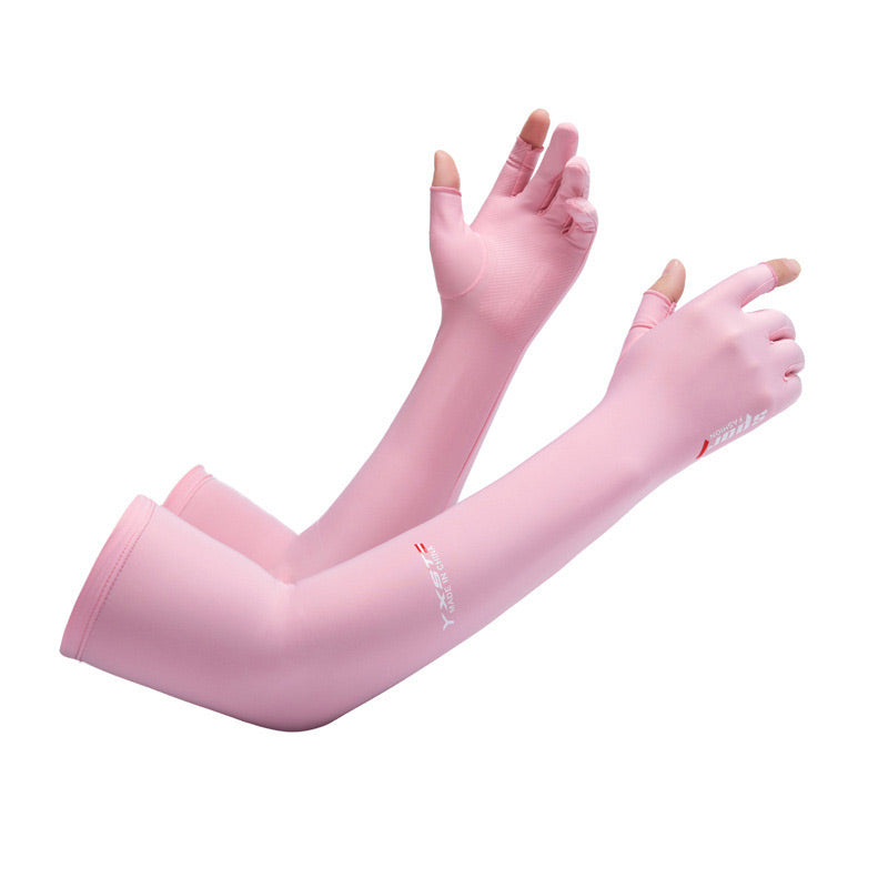 📢📢40% OFF !! ⏰Cycling Sun Protection Ice Silk Arm Sleeves