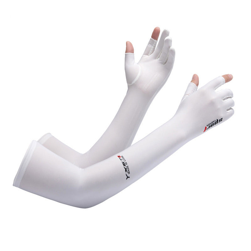 📢📢40% OFF !! ⏰Cycling Sun Protection Ice Silk Arm Sleeves