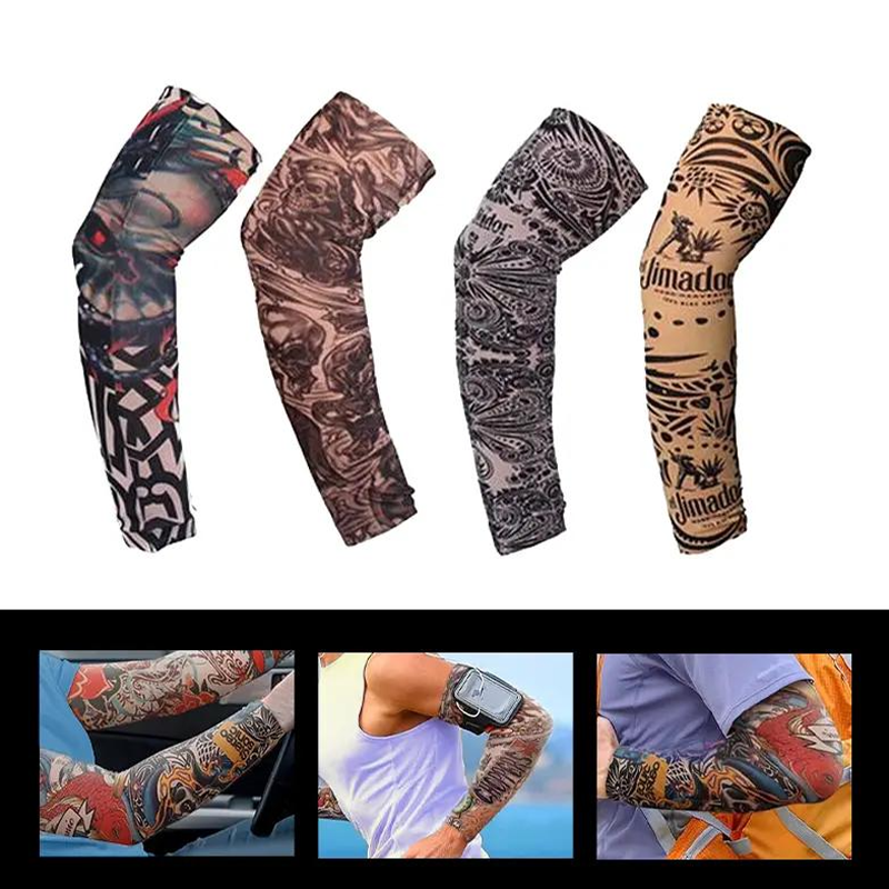 Realistic Tattoo Arm Sleeves for Sun Protection
